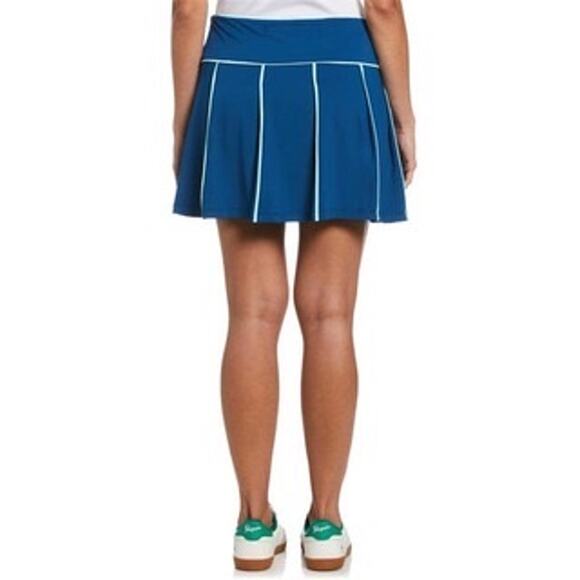 Penguin Blue on Blue Piped Pleated Lined Skort - XL - Picture 7 of 10